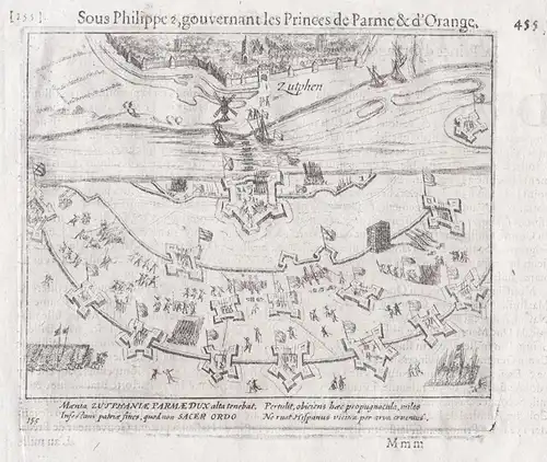 Zutphen - Zutphen siege of 1584 Gelderland Holland Nederland Netherlands Niederlande  / Depicts the siege of Z