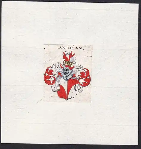 Andrian - Andrian Wappen Adel coat of arms heraldry Heraldik