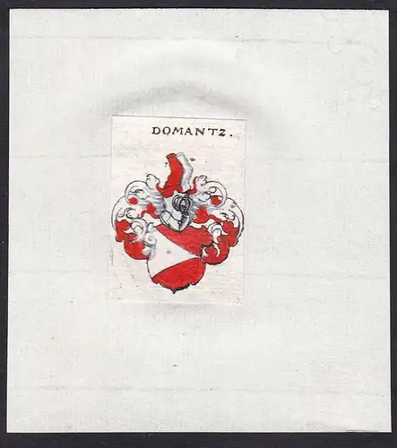 Domantz - Domantz Wappen Adel coat of arms heraldry Heraldik