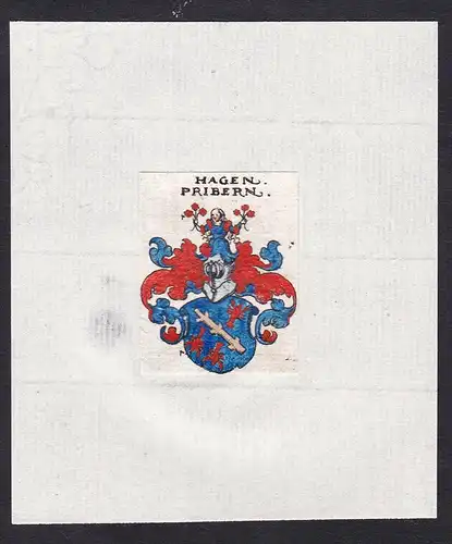 Hagen Pribern - Hagen Pribern Wappen Adel coat of arms heraldry Heraldik