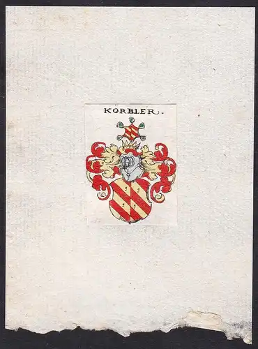 Körbler - Körbler Wappen Adel coat of arms heraldry Heraldik