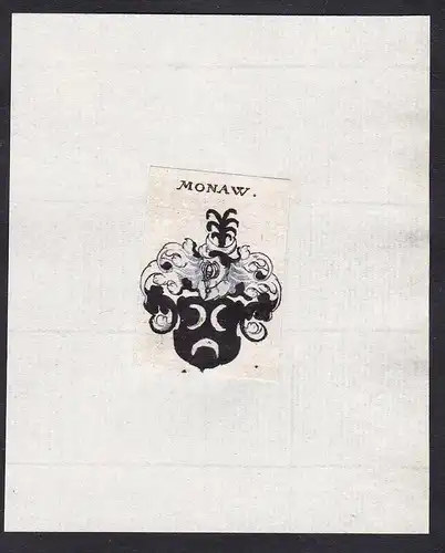 Monaw - Monau Wappen Adel coat of arms heraldry Heraldik