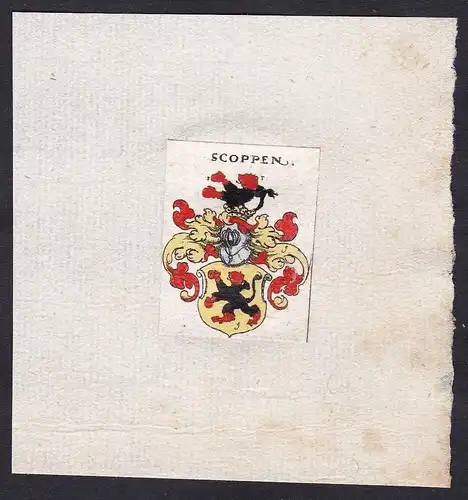 Scoppen - Scoppen Scopen Wappen Adel coat of arms heraldry Heraldik