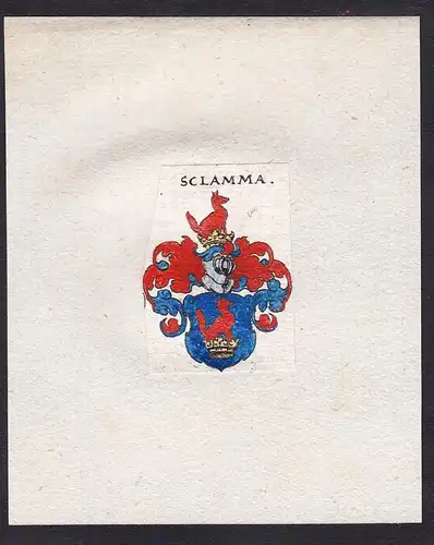 Sclamma - Sclamma Sklamma Wappen Adel coat of arms heraldry Heraldik