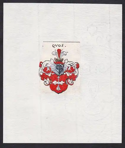 Qvos - Quos Wappen Adel coat of arms heraldry Heraldik