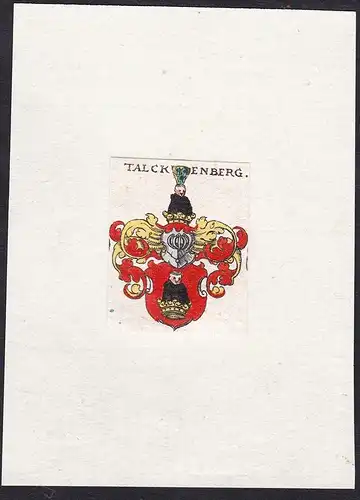 Talckenberg - Talckenberg Wappen Adel coat of arms heraldry Heraldik