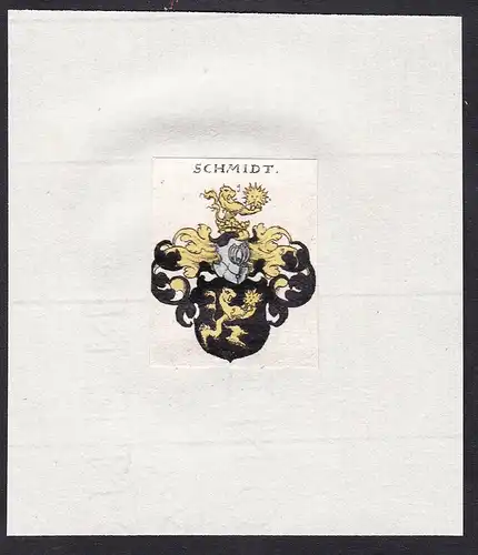 Schmidt - Schmidt Wappen Adel coat of arms heraldry Heraldik