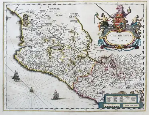 Nova Hispania et Nova Galicia - Mexico Mexique Mexiko America Amerique Amerika