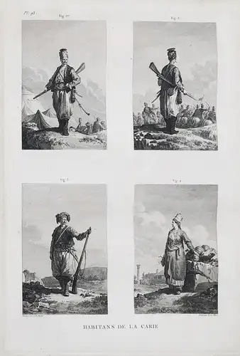 Habitans de la Carie - Caria Anatolia Turkey Türkei Karien costumes Tracht