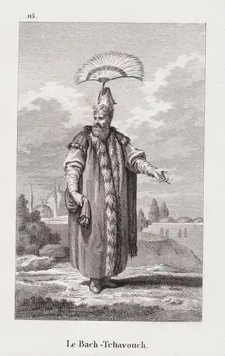 Le Bach-Tchavouch - Bascavus Ottoman Empire Turkey Türkei Trachten costumes costume Tracht / Bascavus was the