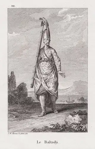 Le Baltadji - Baltadji Baltaci soldier guard Sultan Ottoman Empire Turkey Türkei Trachten costumes costume Tra