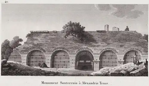 Monument Souterrain a Alexandria-Troas - Alexandria Troas Eski Stambul Dalyan Canakkale Turkey Türkei / Remain