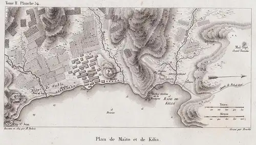 Plan de Maito et de Kilia - Eceabat Maydos Canakkale province Marmara region Turkey Türkei map Karte Plan