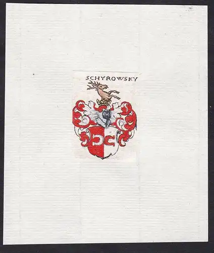 Schyrowsky - Schyrowsky Schirowski Wappen Adel coat of arms heraldry Heraldik