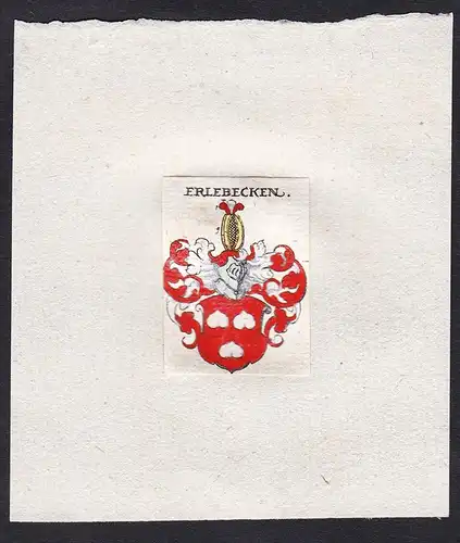 Erlebecken - Erlbeck Wappen Adel coat of arms heraldry Heraldik