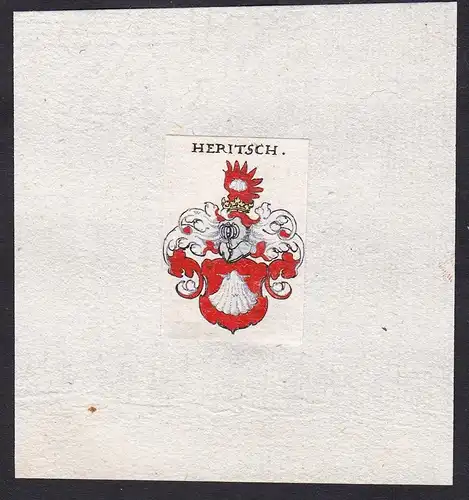 Heritsch - Heritsch Wappen Adel coat of arms heraldry Heraldik