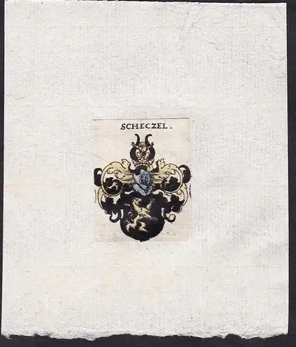 Scheczel - Scheczel Schätzel Wappen Adel coat of arms heraldry Heraldik