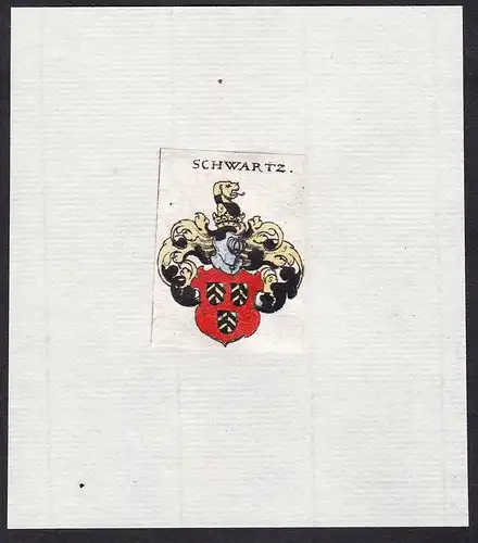 Schwartz - Schwartz Wappen Adel coat of arms heraldry Heraldik