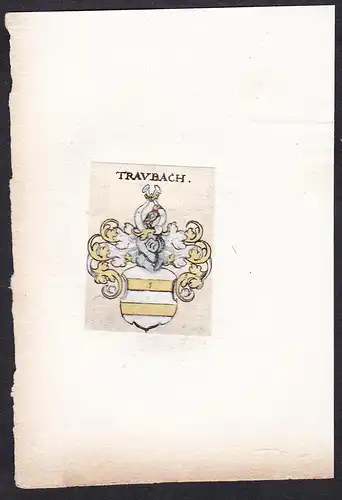 Travbach - Traubach Wappen Adel coat of arms heraldry Heraldik
