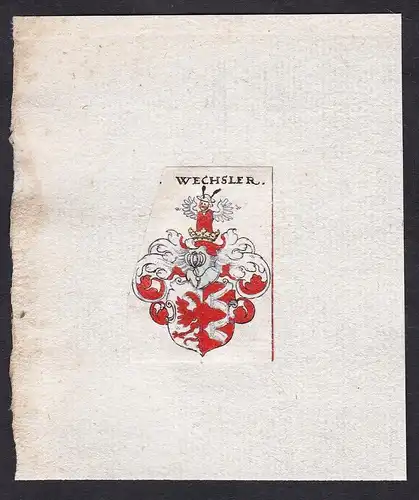 Wechsler - Wechsler Wappen Adel coat of arms heraldry Heraldik