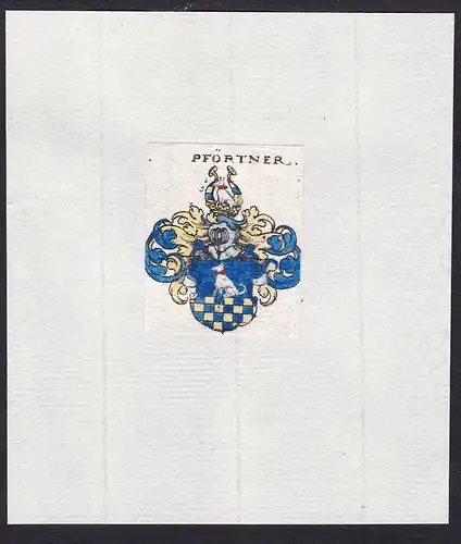 Pförtner - Pförtner Wappen Adel coat of arms heraldry Heraldik