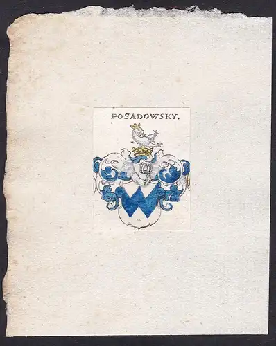 Posadowsky - Posadowsky Wappen Adel coat of arms heraldry Heraldik