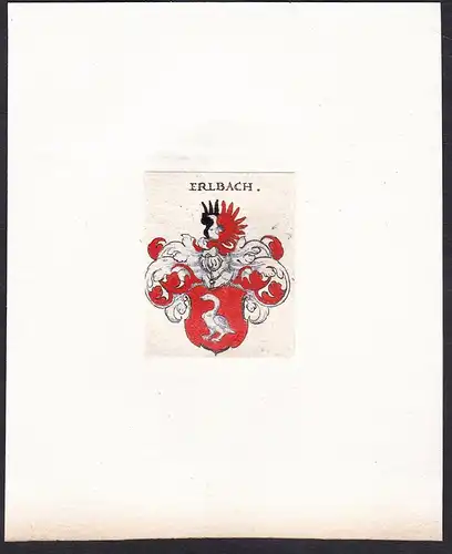 Erlbach - Erlbach Wappen Adel coat of arms heraldry Heraldik