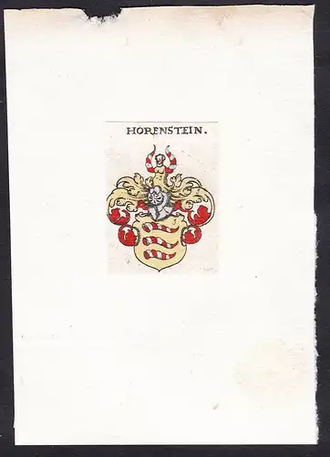 Horenstein - Horenstein Wappen Adel coat of arms heraldry Heraldik