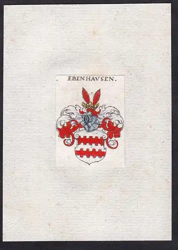 Ebenhausen - Ebenhausen Wappen Adel coat of arms heraldry Heraldik