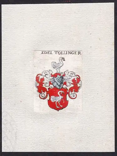 Edel Tollinger - Edel Tollinger Wappen Adel coat of arms heraldry Heraldik