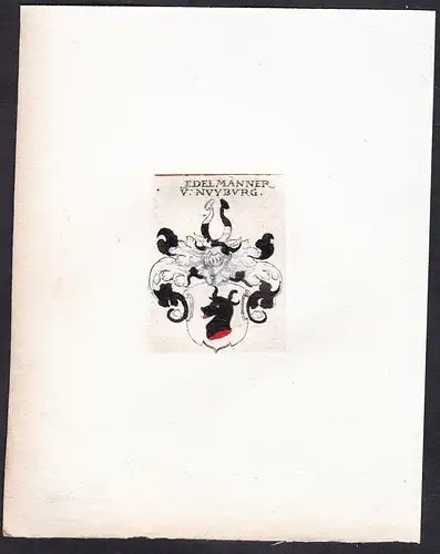 Edelmänner v: Nvybvrg - Edelmänner v: Nuyburg Neuburg Wappen Adel coat of arms heraldry Heraldik