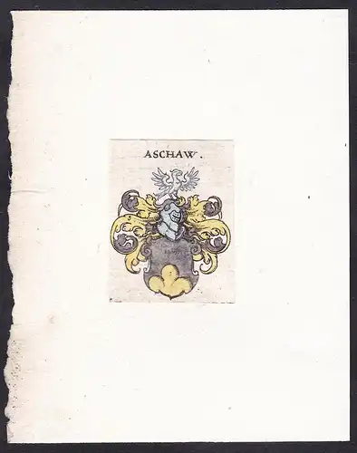 Aschaw - Aschaw Wappen Adel coat of arms heraldry Heraldik