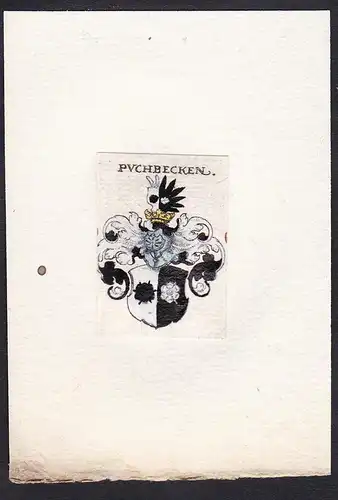 Puchbecken - Puchbecken Wappen Adel coat of arms heraldry Heraldik