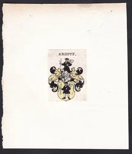 Kropff - Kropff Kropf Wappen Adel coat of arms heraldry Heraldik