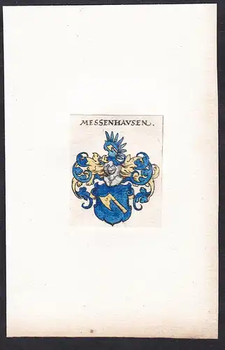Messenhavsen - Messenhausen Wappen Adel coat of arms heraldry Heraldik