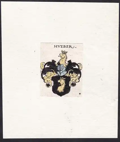 Hueber - Hueber Hüber Wappen Adel coat of arms heraldry Heraldik