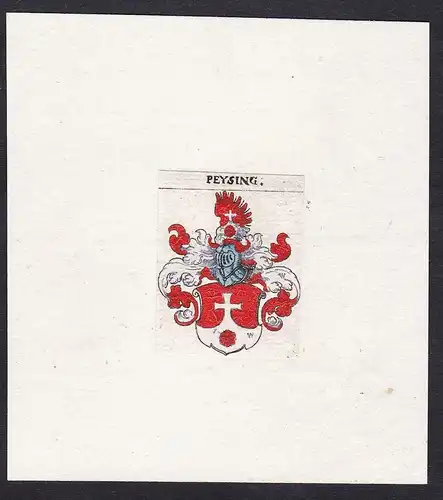 Peysing - Peising Peysing Wappen Adel coat of arms heraldry Heraldik