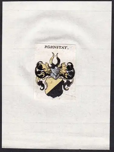 Rornstat - Rornstat Ronstadt Wappen Adel coat of arms heraldry Heraldik