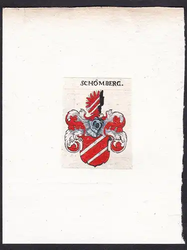 Schömberg - Schömberg Wappen Adel coat of arms heraldry Heraldik