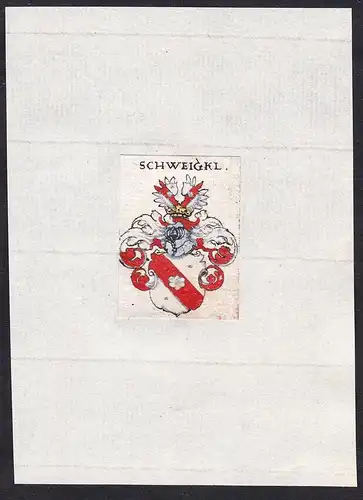 Schweigkl - Schweigl Wappen Adel coat of arms heraldry Heraldik