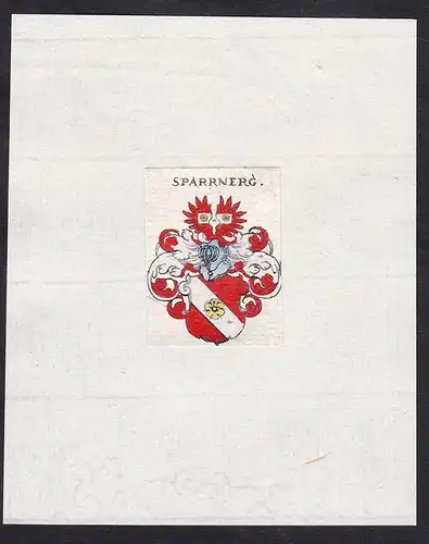 Sparrnerg - Sparnerg Sparenberg Sparberg Wappen Adel coat of arms heraldry Heraldik