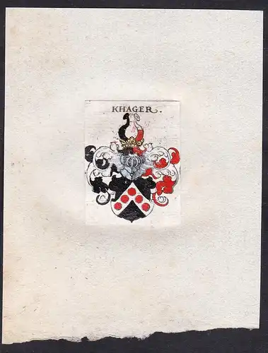 Khager - Kager Khager Wappen Adel coat of arms heraldry Heraldik