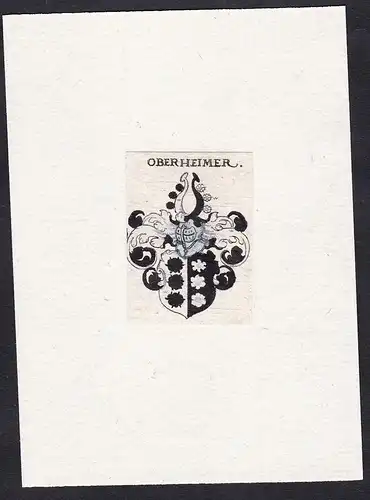Oberheimer - Oberheimer Wappen Adel coat of arms heraldry Heraldik