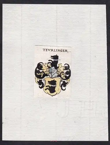 Teurlinger - Teurlinger Teurlingen Wappen Adel coat of arms heraldry Heraldik