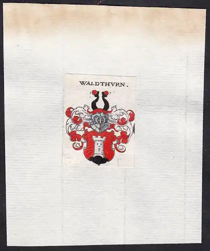 Waldthurn - Waldthurn Wappen Adel coat of arms heraldry Heraldik
