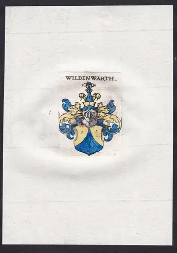 Wildenwarth - Wildenwarth Wappen Adel coat of arms heraldry Heraldik