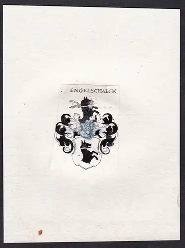 Engelschalck - Engelschalk Wappen Adel coat of arms heraldry Heraldik