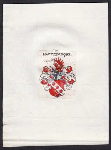 Hautzendorf - Hautzendorf Wappen Adel coat of arms heraldry Heraldik