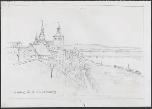 Graudenz: Blick vom Schlossberg - Grudziadz Polska Polen Poland