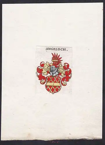 Angeloch - Angeloch Wappen Adel coat of arms heraldry Heraldik
